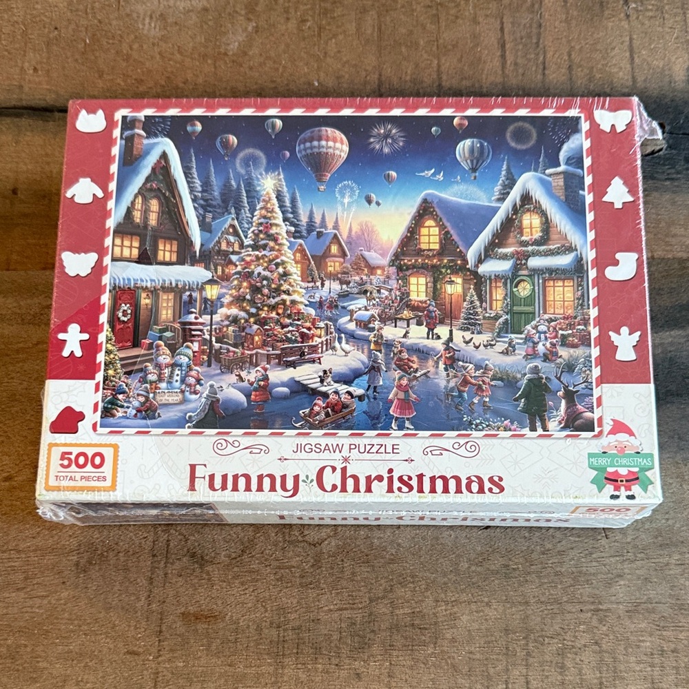 NWT Funny Christmas Jigsaw Puzzle